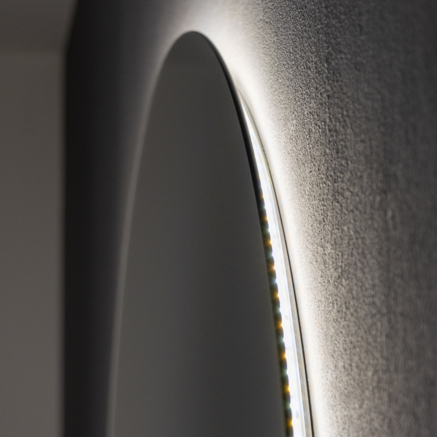 Brilagi - Espejo de baño LED LUNA LED/26W/230V diámetro 80 cm IP44 CRI 90 regulable + CCT