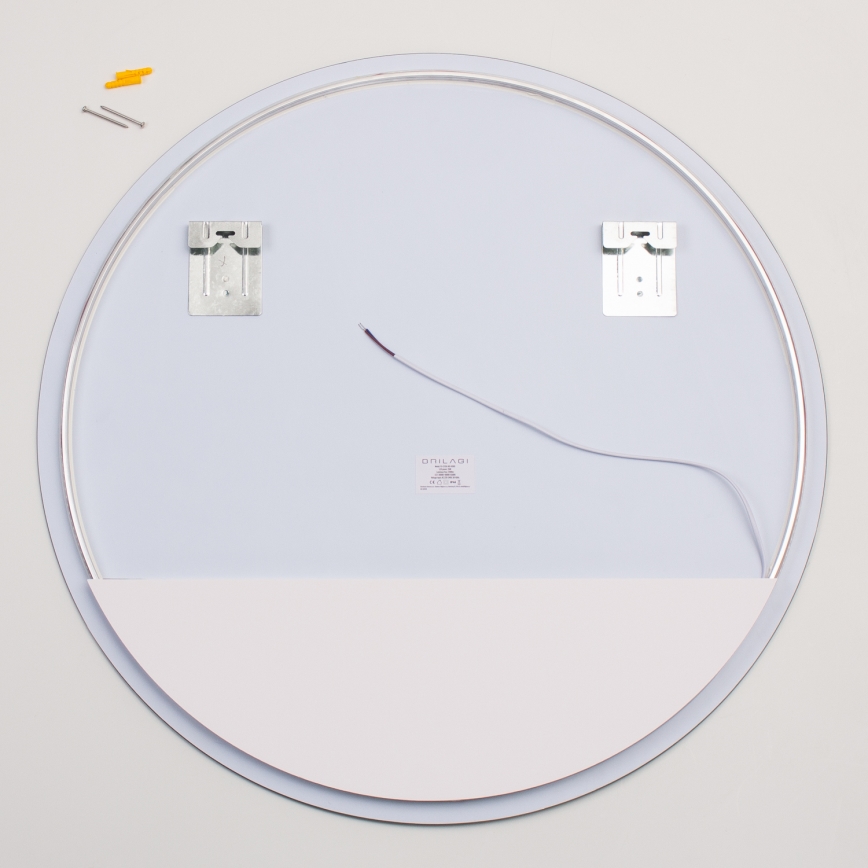 Brilagi - Espejo de baño LED LUNA LED/26W/230V diámetro 80 cm IP44 CRI 90 regulable + CCT