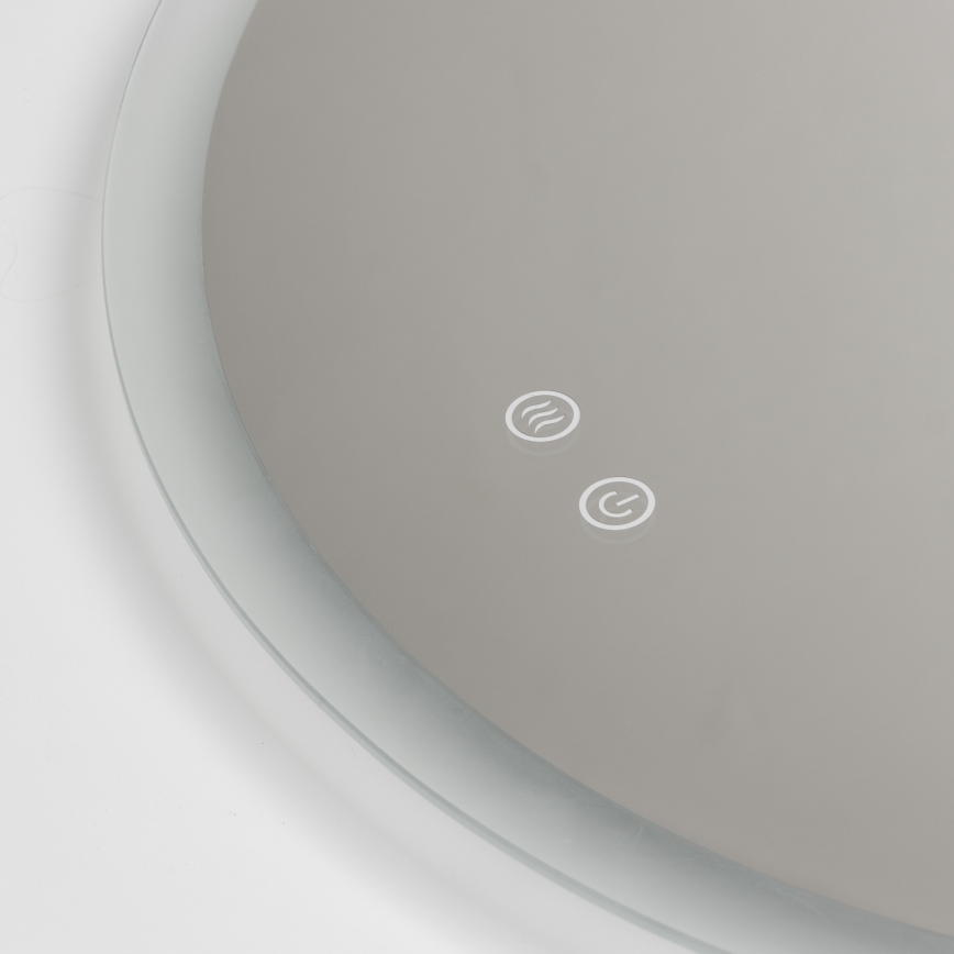 Brilagi - Espejo de baño con calefacción LED CLARA PRO LED/19W/230V Ø 60 cm IP44 CRI 90 regulable + CCT
