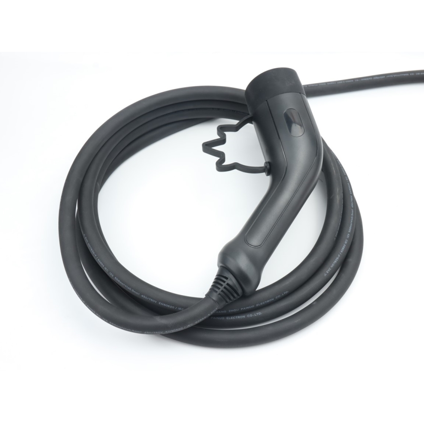 Brilagi - Estación de carga para coches eléctricos FAST AC Tipo 2 16A/380V 11kW + enchufe 230V, 3,7kW 5m + estuche