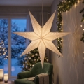 BRILAGI - Estrella navideña LED, 100 cm, LED/2xAA