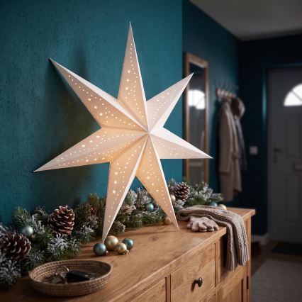 BRILAGI - Estrella navideña LED, 100 cm, LED/2xAA