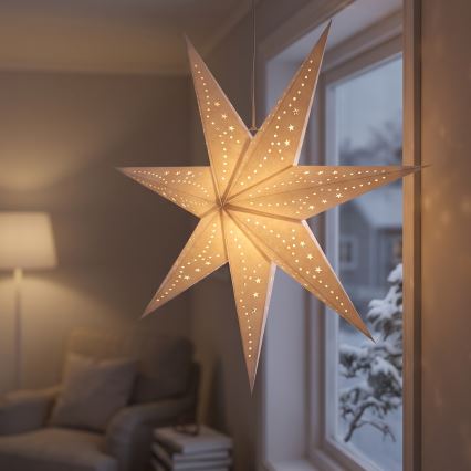 BRILAGI - Estrella navideña LED, 100 cm, LED/2xAA