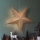 Brilagi - Estrella navideña LED, 59x55 cm, funciona con 2 pilas AA
