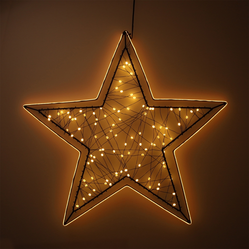 Brilagi - Estrella navideña LED para exterior, 2,6W/230V, IP44, 47x45 cm