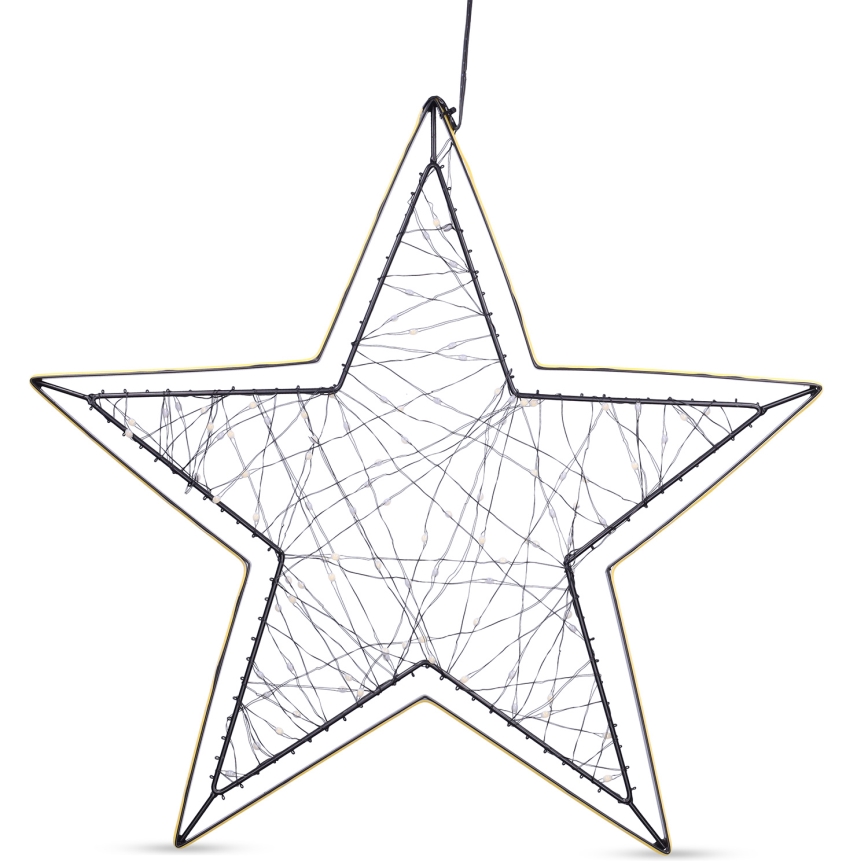 Brilagi - Estrella navideña LED para exterior, 2,6W/230V, IP44, 47x45 cm