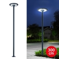Brilagi - Farola LED de exterior con poste de 3 m URBANSPARK LED/120W/230V antracita IP65