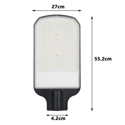 Brilagi - Farola LED de exterior URBANLIGHT LED/200W/230V negra IP65