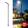 Brilagi - Farola LED exterior con poste y articulación de 4 m URBANLIGHT LED/200W/230V negra IP65
