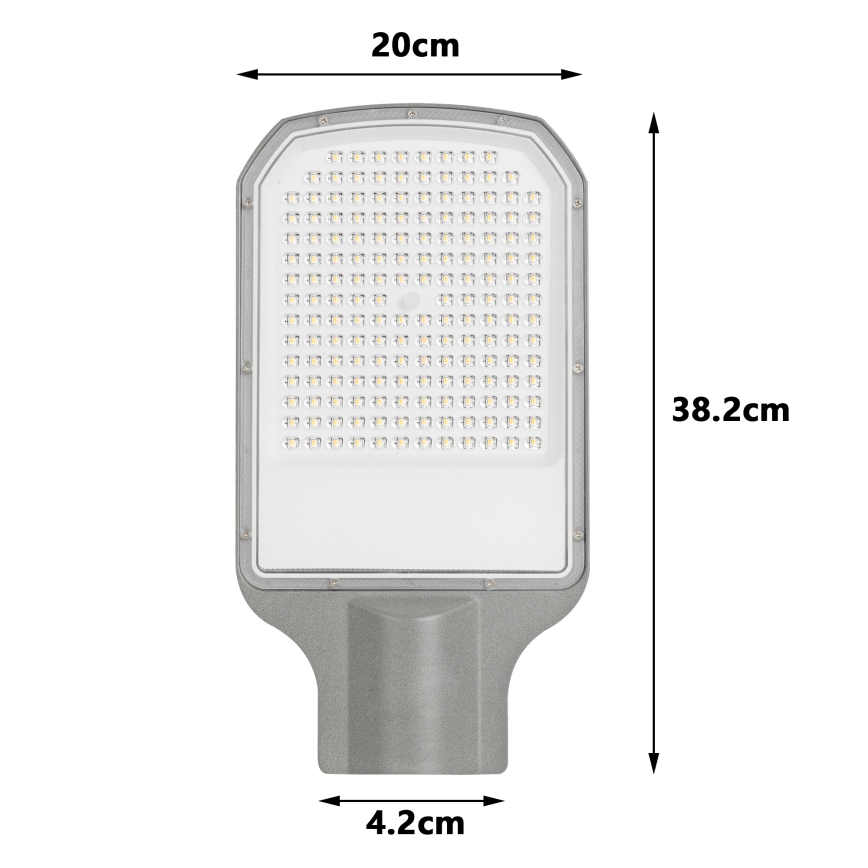 BRILAGI - Farola LED exterior URBANLIGHT LED/100W/230V gris IP65