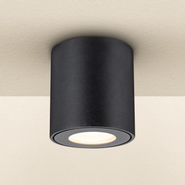 Brilagi - Foco de baño MIA 1xGU10/30W/230V 84x80 mm negro IP54