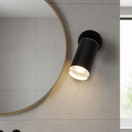 Brilagi - Foco de baño SELE 1xGU10/30W/230V IP44 negro