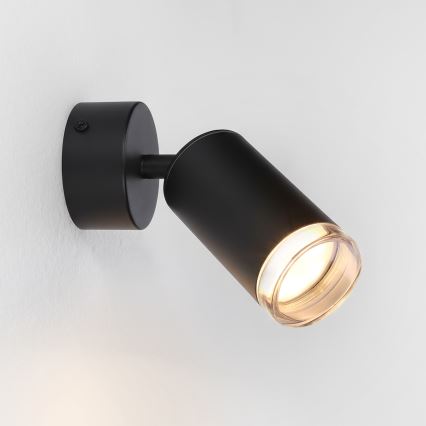 Brilagi - Foco de baño SELE 1xGU10/30W/230V IP44 negro