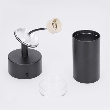 Brilagi - Foco de baño SELE 1xGU10/30W/230V IP44 negro