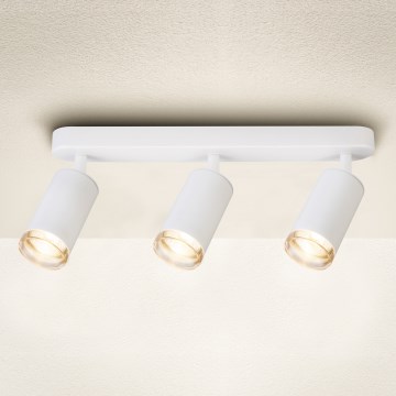 Brilagi - Foco de baño SELE 3xGU10/30W/230V IP44 blanco