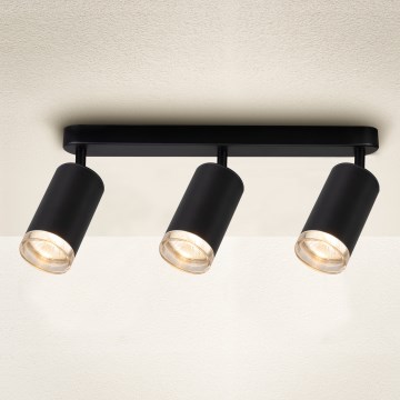 Brilagi - Foco de baño SELE 3xGU10/30W/230V IP44 negro