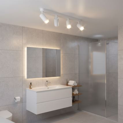 Brilagi - Foco de baño SELE 4xGU10/30W/230V IP44 blanco