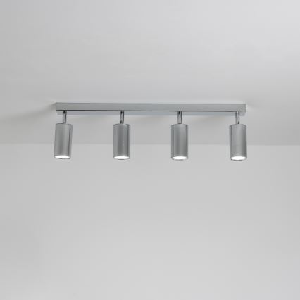 BRILAGI - Foco de baño SELE 4xGU10/30W/230V IP44 cromo brillante