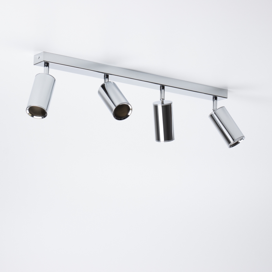BRILAGI - Foco de baño SELE 4xGU10/30W/230V IP44 cromo brillante