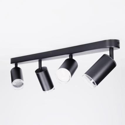 Brilagi - Foco de baño SELE 4xGU10/30W/230V IP44 negro