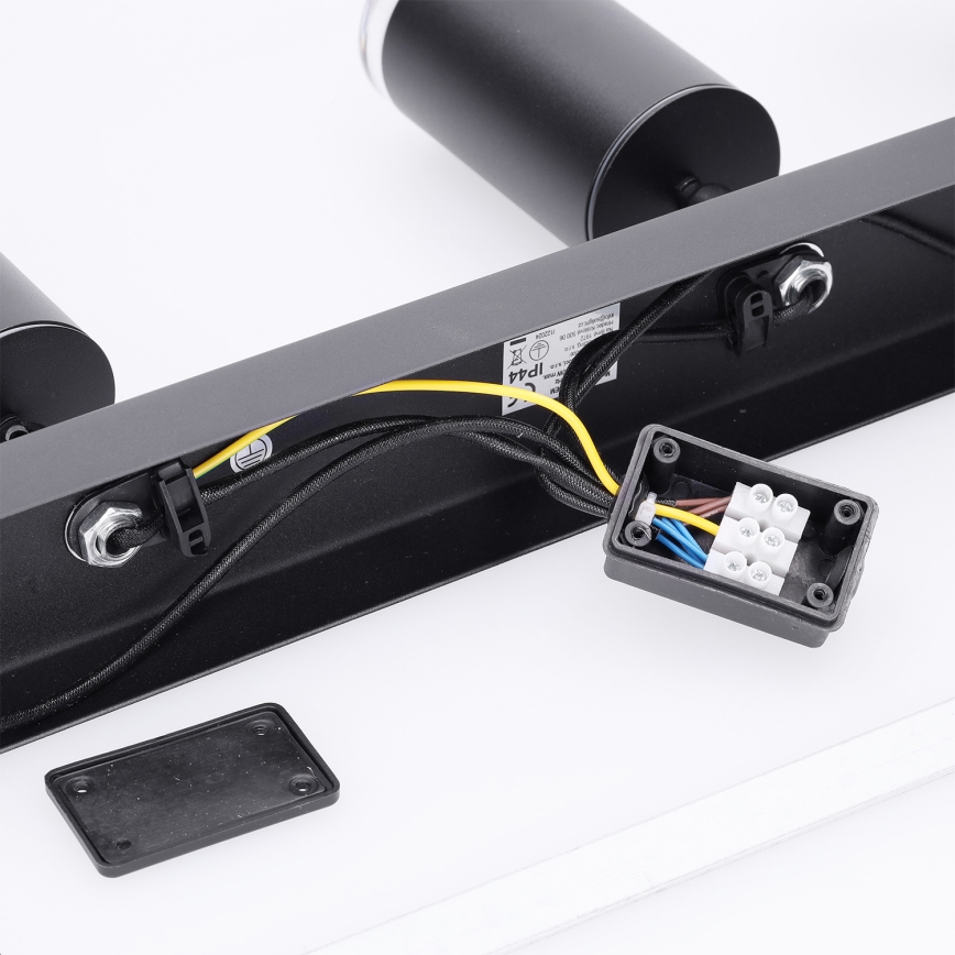 Brilagi - Foco de baño SELE 4xGU10/30W/230V IP44 negro