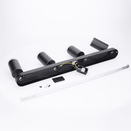 Brilagi - Foco de baño SELE 4xGU10/30W/230V IP44 negro