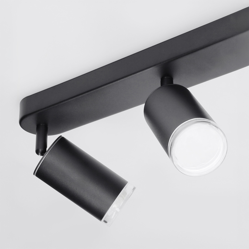Brilagi - Foco de baño SELE 6xGU10/30W/230V IP44 negro