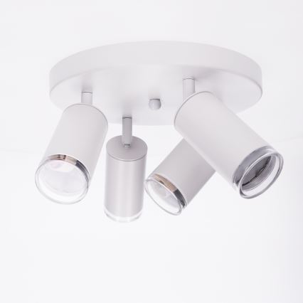 Brilagi - Foco de baño SELE AQUA 4xGU10/30W/230V IP44 blanco