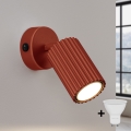 Brilagi - Foco de pared LED CRESTO 1xGU10/10W/230V rojo