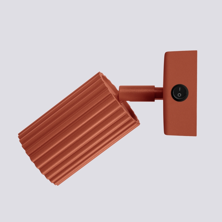 Brilagi - Foco de pared LED CRESTO 1xGU10/10W/230V rojo