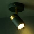 Brilagi - Foco de pared POKER 1xGU10/25W/230V verde/dorado
