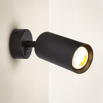 Brilagi - Foco de pared SELE 1xGU10/30W/230V negro