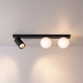 Brilagi - Foco de techo SELE BALL 1xGU10/30W/230V + 2xG9/10W negro