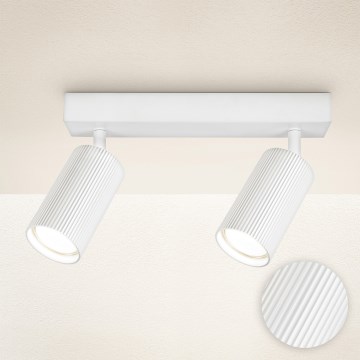 Brilagi - Foco de techo SELE MODERN 2xGU10/30W/230V blanco