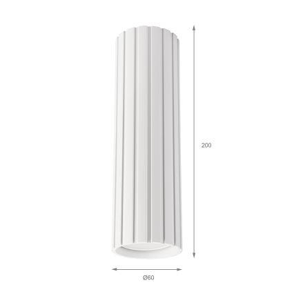 Brilagi - Foco direccional CRISPINA 1xGU10/10W/230V 20 cm blanco