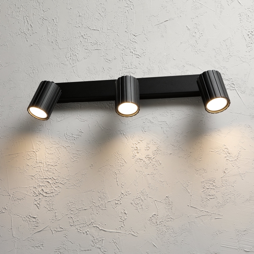 Brilagi - Foco direccional CRISPINA 3xGU10/10W/230V negro