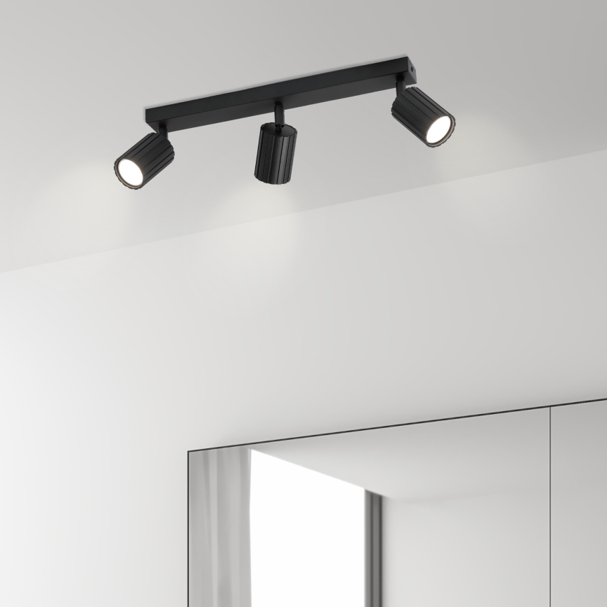 Brilagi - Foco direccional CRISPINA 3xGU10/10W/230V negro