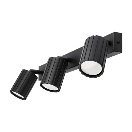 Brilagi - Foco direccional CRISPINA 3xGU10/10W/230V negro