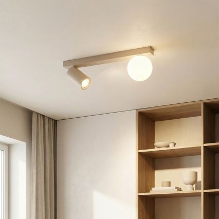 Brilagi - Foco direccional SELE BALL 1xGU10/30W/230V + 1xG9/10W beige