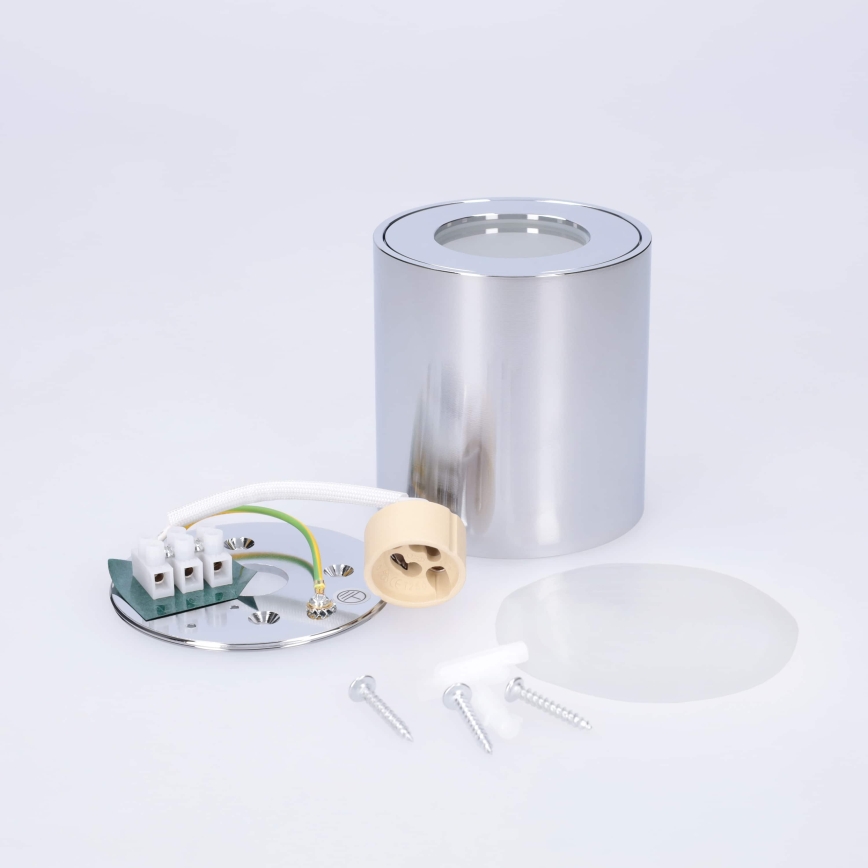 BRILAGI - Foco empotrable de baño MIA 1xGU10/30W/230V 84x80 mm cromo brillante IP54