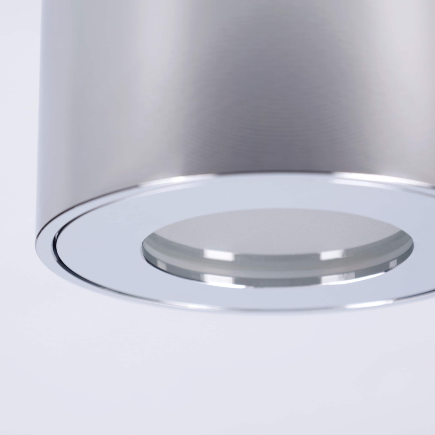 BRILAGI - Foco empotrable de baño MIA 1xGU10/30W/230V 84x80 mm cromo brillante IP54