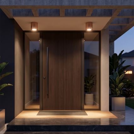 BRILAGI - Foco empotrable de baño MIA 1xGU10/30W/230V 84x80 mm marrón IP54