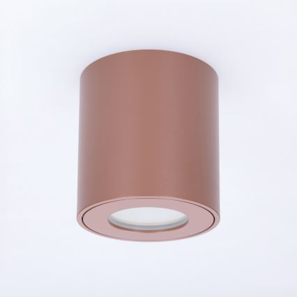 BRILAGI - Foco empotrable de baño MIA 1xGU10/30W/230V 84x80 mm marrón IP54