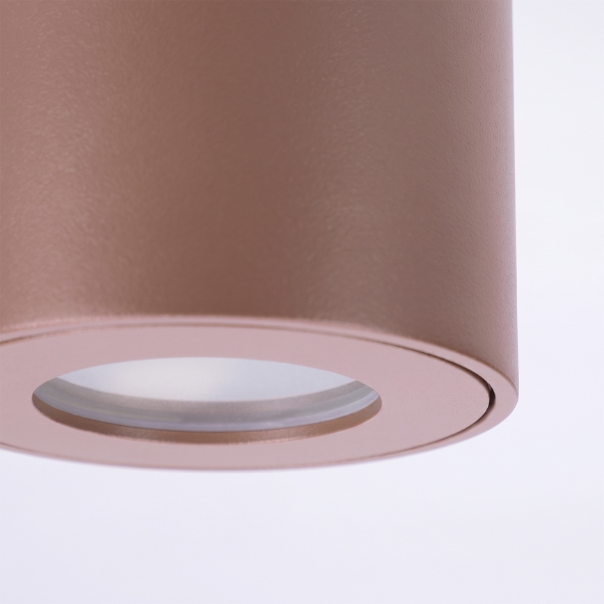 BRILAGI - Foco empotrable de baño MIA 1xGU10/30W/230V 84x80 mm marrón IP54