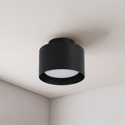 BRILAGI - Foco empotrable LED BACKLIT 1xGX53/15W/230V + LED/3W Ø 10 cm negro