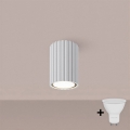 Brilagi - Foco empotrable LED CRESTO 1xGU10/10W/230V 10 cm blanco