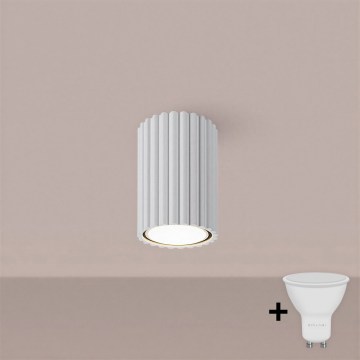 Brilagi - Foco empotrable LED CRESTO 1xGU10/10W/230V 10 cm blanco