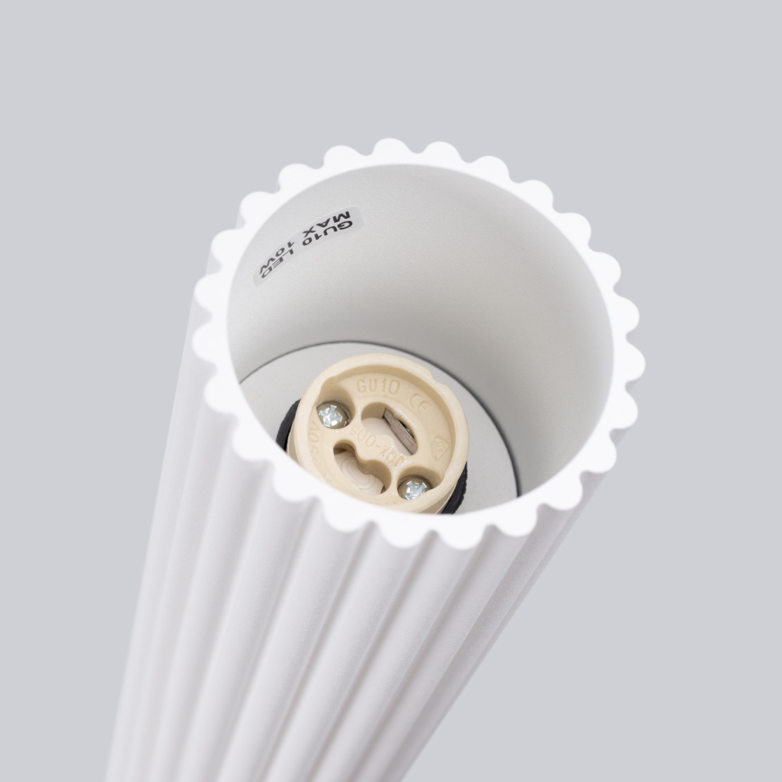 Brilagi - Foco empotrable LED CRESTO 1xGU10/10W/230V 10 cm blanco