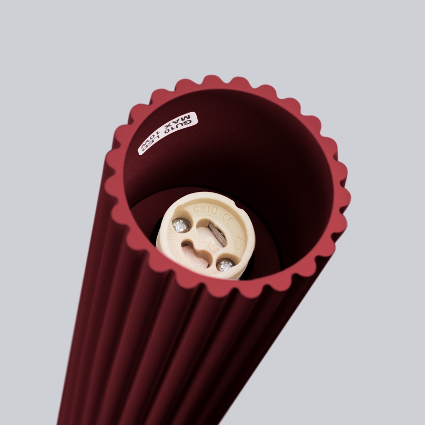 BRILAGI - Foco empotrable LED CRESTO 1xGU10/10W/230V 10 cm burdeos