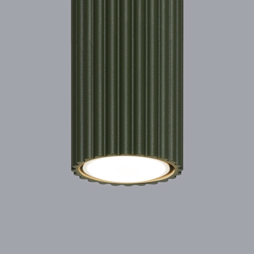 Brilagi - Foco empotrable LED CRESTO 1xGU10/10W/230V 30 cm verde